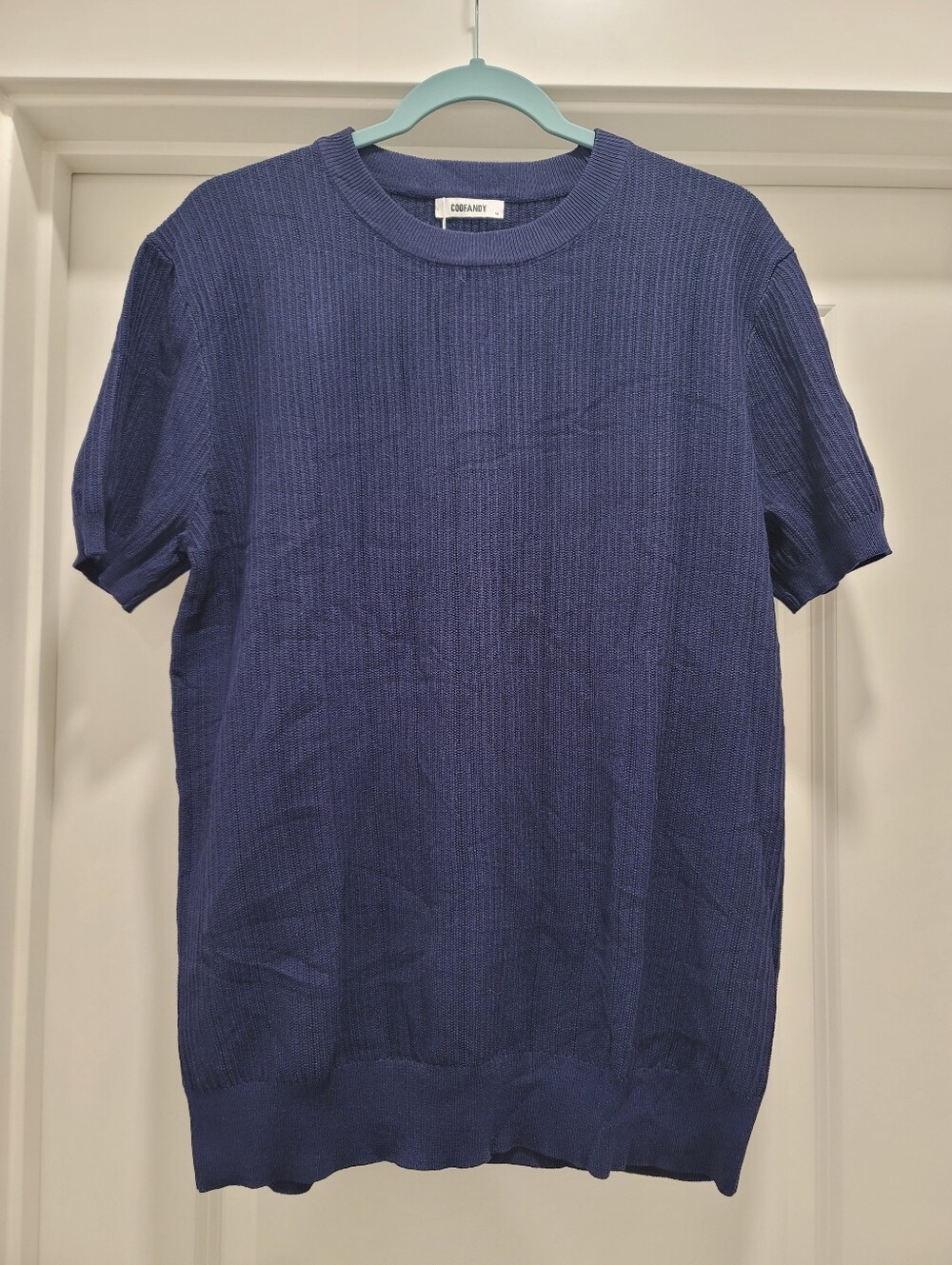 Men's Navy Knit Top